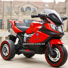 Детский мотоцикл M 3680 L-3 BMW, кожаное сиденье